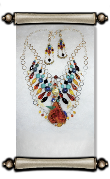 Amber Pyramid Aurora Borealis Palace Collection