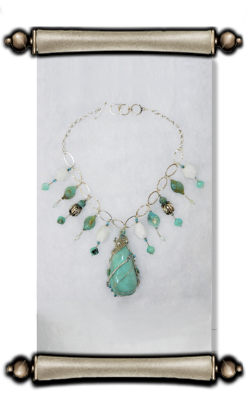 The Kings Daughter Glacier Necklace Aurora Borealis Palace