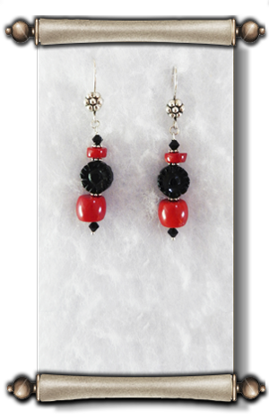 The Kings Daughter Licorice and Red Hots Earrings Trifles and Trinkets