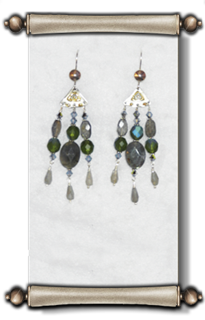 The Kings Daughter Water Lily Cascade Earrings
